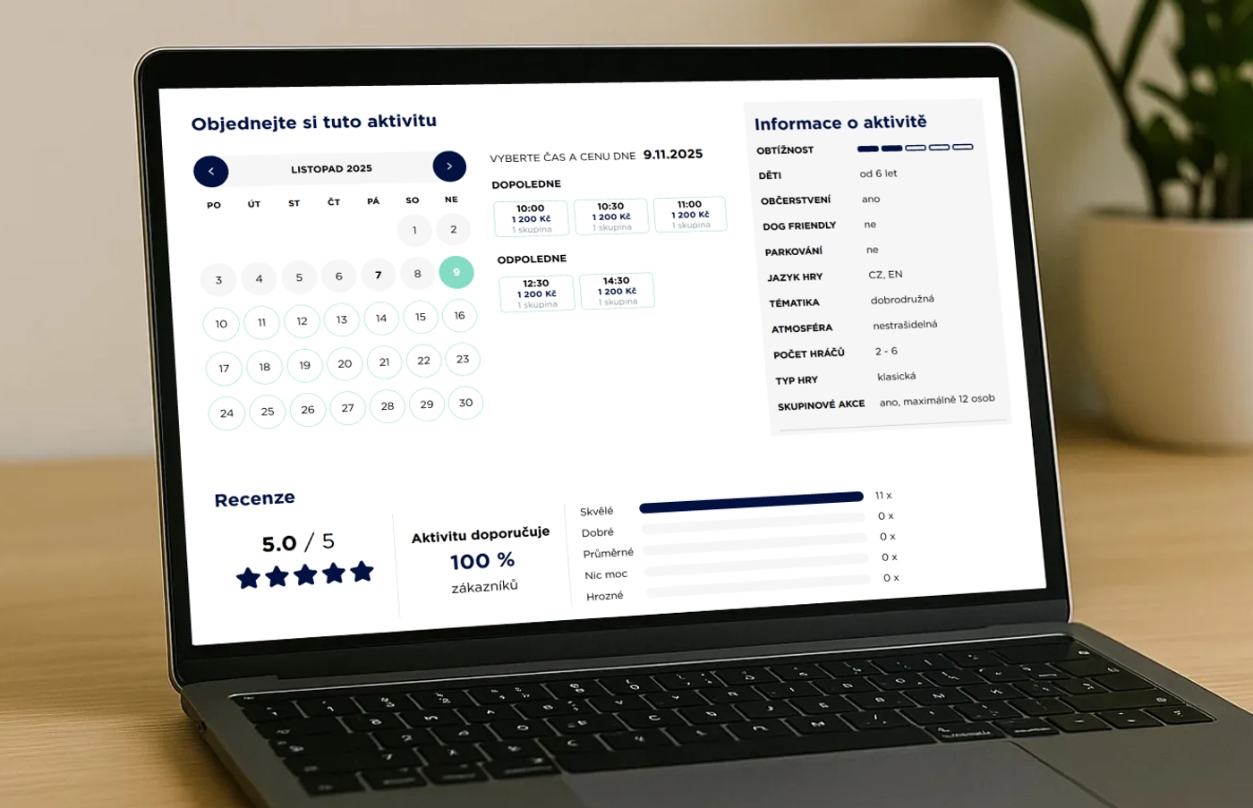 Web připravený rovnou vydělávat