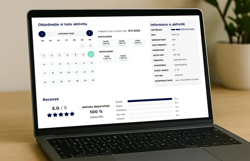 Hero image for Rezervační systém