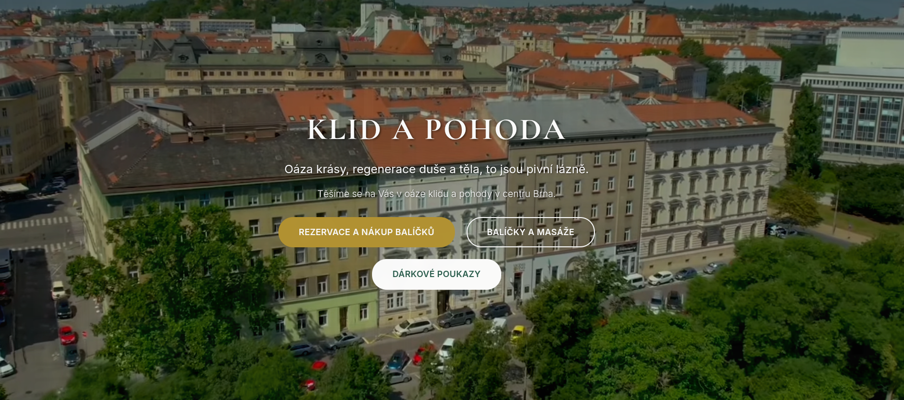 Screenshot webu Brněnské pivní lázně